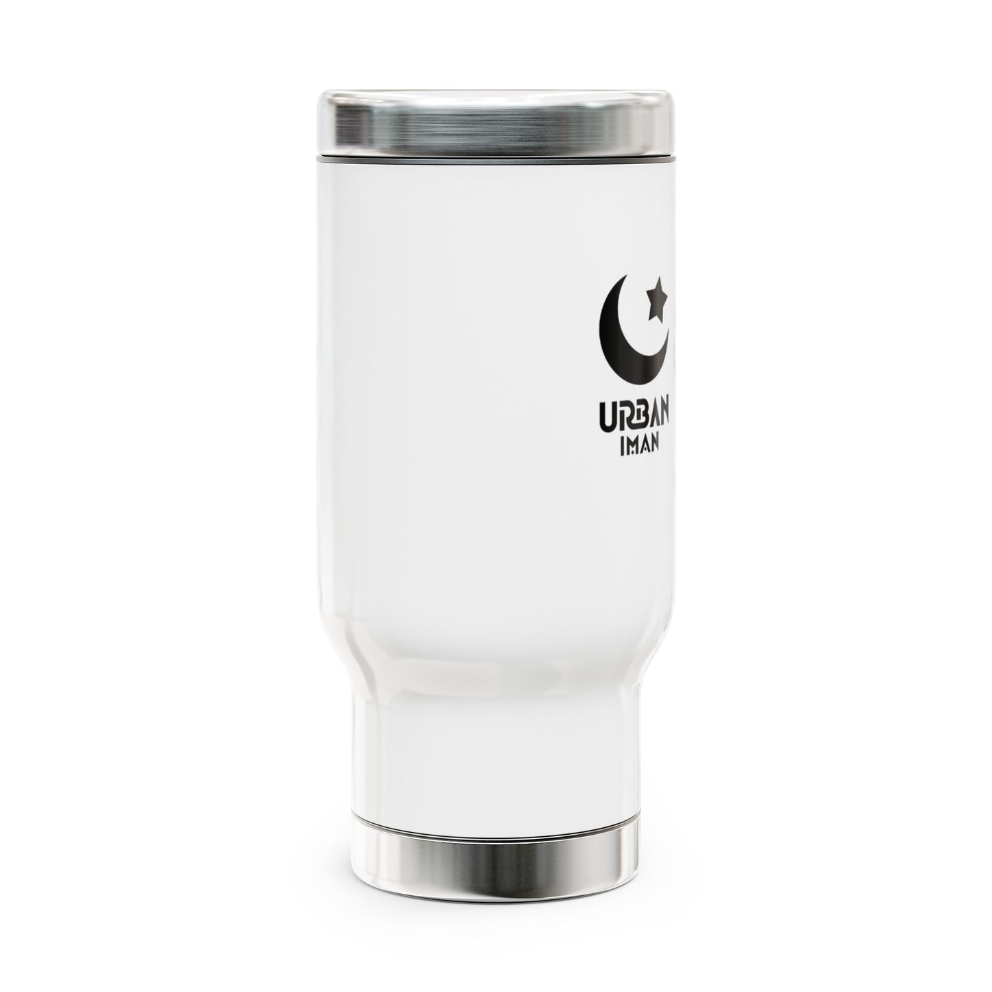 White Urban Iman Stainless Steel Mug