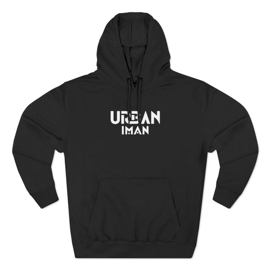 Black Urban Iman Vibes Fleece Hoodie