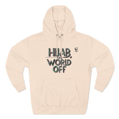 Hijabi Three-Panel Fleece Hoodie